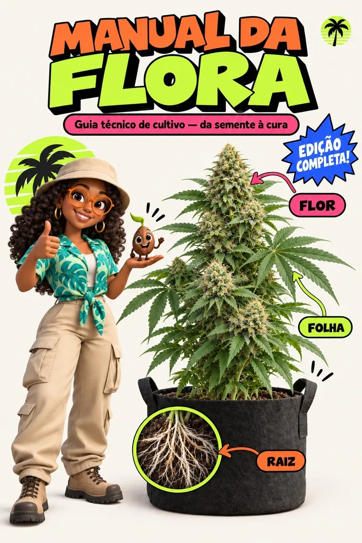 Página 1: capa do Manual da Flora